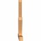 Ekena Millwork Saratoga Timber Gable Bracket, Western Red Cedar, 60"W x 40"H x 3 1/2"D x 3 1/2"F, 16/12 Pitch GBW060X40X0404SAR00SWR - alternate 5